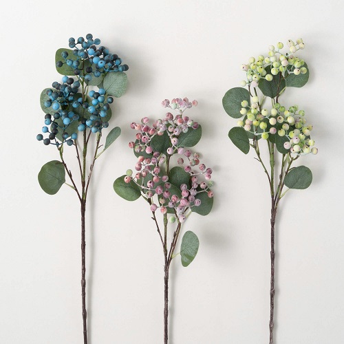 Berry Stem Trio - Artificial floral - bulk sales berry stems